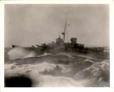 LD250 Orig Photo WWII NORTH ATLANTIC ANTI-SUBMARINE RIVER-CLASS FRIGATE WAR SHIP picture