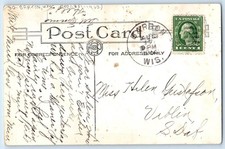 1914 Dirt Road Scene Barton Wisconsin WI DPO (1851-1962) Antique Postcard picture