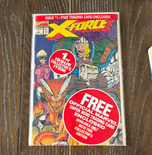 Marvel Comics X-Force #1 (1991) With Trading Card - DEADPOOL UNGRADED BUT MINT picture
