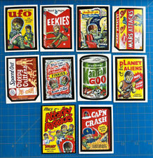 2016 Topps Mars Attacks ATTACKY PACKAGES Wacky Packages 1st Series White Set picture