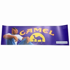VTG Camel Cigarettes 90s Joe Camel Poster Advertisement Sign Translite L49 x W14 picture