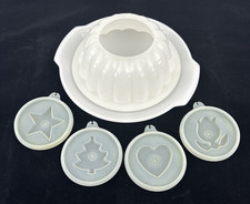 Vintage Tupperware Jel-N-Serve Jello Mold Set 6 Pieces picture
