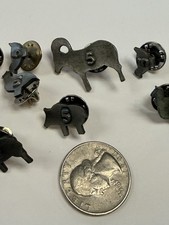 Sid Bell Tully NY Vintage Lapel Hunting Pins (9) picture