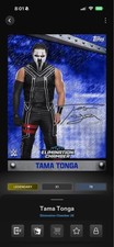 WWE Slam Tama Tonga Legendary Elimination Chamber Blue Shimmer Signature 78cc picture