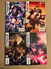 PSYLOCKE #1 2 3 4 — MARVEL WOLVERINE APP, FINCH COVERS — RARE — VF or better picture