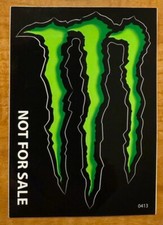 *BRAND NEW* Monster Energy Drink Logo Decal Sticker 3”x4” Green *BRAND NEW* picture