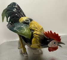 Vintage Karl Ens Volkstedt German Porcelain Rooster Figurine -Hand Painted picture