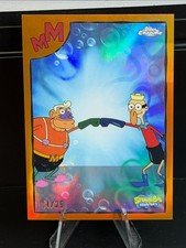 2025 Topps Chrome SpongeBob MermaidMan and BarnacleBoy Unite Orange /25 #MB-1 picture