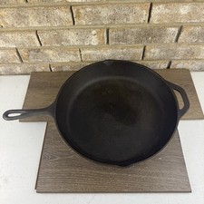 Lodge #12 Cast Iron Skillet 3 notch SK D Made In USA Vintage 13.25” picture