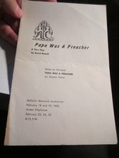 1955 SOUTHERN METHODIST UNIVERSITY SMU THEATRE PROGRAM MCFARLIN   - BBA-50 picture