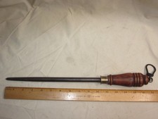vintage H.S. B & CO. sharpening rod cutlery knife sharpener OVB honing stick picture