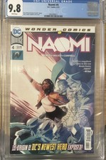 NAOMI #4 CGC 9.8 Near Mint/Mint White Pages DC / 2019 / Cambell Origin Issue picture