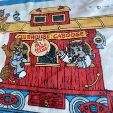 Vtg Very Rare Get Along Gang Flat Bed Sheet Twin HTF 80’s picture