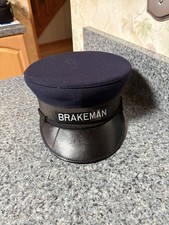 Vintage Union Pacific BRAKEMAN Cap Size 7 Railroad Worker Chicago Rubys Uniform picture