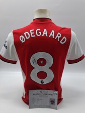 Arsenal London Jersey Martin Odegaard Signed Autograph Adidas New S picture