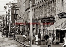 1907 NORTH ADAMS, Mass. Street Scene PHOTO (154-c ) picture