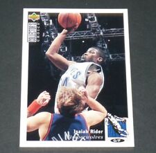ISAIAH RIDER MINNESOTA TIMBERWOLVES 1994-1995 NBA BASKETBALL UPPER DECK CARD picture