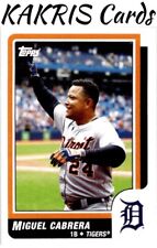 2021 Topps TBT Design:1986-87 Hockey #110 Miguel Cabrera, Detroit Tigers picture