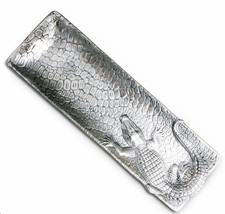 Vintage Arthur Court Alligator Aluminum Tray 2010 picture
