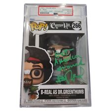 PSA Encapsulated Funko #266 Signed by B-Real Cypress Hill DR.Greenthumb 420  picture