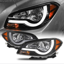 - Fits 2008-2012 Chevy Malibu LED Light Tube Headlights Head Lamps- Black Housin picture