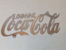 1998 Drink Coca Cola License Plate/wall Sign picture
