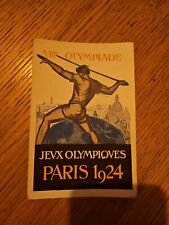 postcard 1924 Olympic Games VIII Paris Olympiad picture