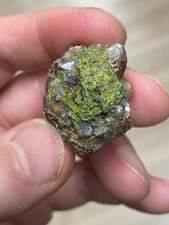APPLE GREEN PYROMORPHITE, BROOKDALE MINE, CHESTER COUNTY, PA, WHEATLEY LODE picture