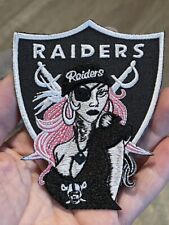  (1) NFL OAKLAND RAIDERS Patch Iron On Patch Raiderette  picture