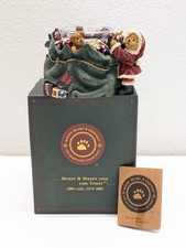 Vintage Boyds Bears 1st E The Bearstone Collection Christmas Candle Holder ππ» picture
