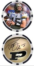 DREW BREES - Purdue Boilermakers - NOVELTY - POKER CHIP  ***SIGNED*** picture