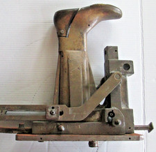 VINTAGE INDUSTRIAL BRASS COBBLERS SHOE FACTORY ANVIL MOLD Steam Punk Museum BSMT picture