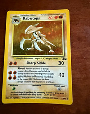 Pokémon Fossil Kabutops 9/62 Holo MP picture