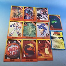 1994 Game Players The Ultimate Ten-Complete 11 cards-SEGA SNES NINTENDO-NM-RARE picture