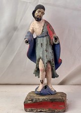 Late 1800’s Spanish colonial Santos Saint John the Baptist, Catholic Saints, picture
