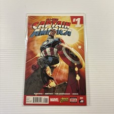 🔑 All-New Captain America #1 (Marvel Comics January 2015) VF/NM picture