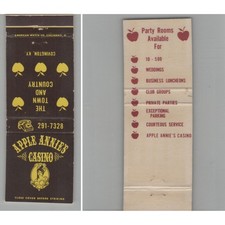 Matchbook Cover Apple Annie's Casino Covington KY picture