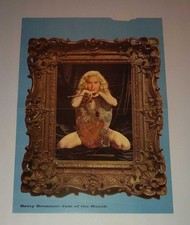 π₯ VINTAGE 1950s BETTY BROSMER JEM OF THE MONTH CENTERFOLD - DOUBLE-SIDED JOYCE picture