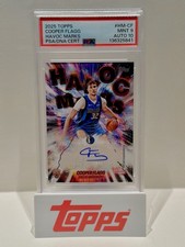 Topps 2025 Cooper Flagg RC Auto PSA 9 Auto 10 Havoc Marks HM-CF Mavericks picture