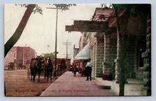J98/ Westfield Wisconsin Postcard c1910 Main St Stores Wetlaufer & Waldo 467 picture