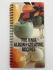 Vintage Rare The Knox Album of Gelatine Recipes w/ 6 Photo Recipe Trade Cards NY picture