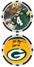 Brett FAVRE- GREEN BAY PACKERS  - POKER CHIP -  ****SIGNED/AUTO*** picture
