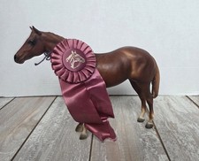 Vintage Breyer Horse Model Figurine With Sash Made In USA picture
