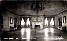 Vintage St Augustine, Florida Ponce De Leon Hotel Ballroom Real Photo Postcard picture