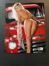 Neriah Davis Hot autographed signed sexy Playboy 8x10 photo Beckett BAS coa picture