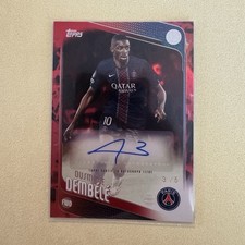 Topps UEFA Club Competitions 2025/26 Ousmane Dembele BA-OD Auto 3/5 PSG picture