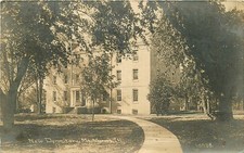 C R Childs Real Photo Postcard New Dormitory, Mt. Morris, Illinois - used 1916 picture