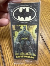 Vintage 1992 Batman Returns Ralston Cereal Premium Bookmark 3D Sealed Rare picture