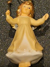 VINTAGE CUTE GOEBEL LITTLE ANGEL GIRL ORNAMENT HUMMEL FIGURE  picture