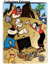 1993 Card Creations Popeye Card #77 Popeye's Treasure Hunt picture